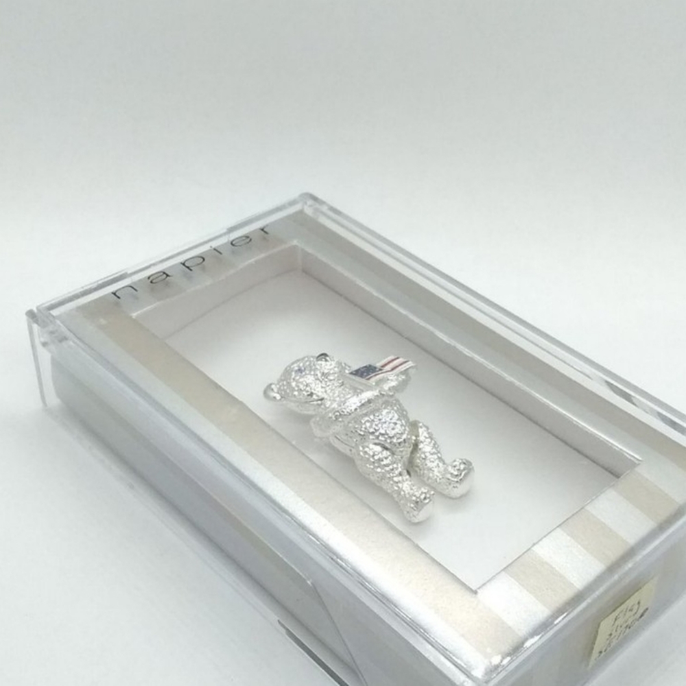 NOS Napier Articulated Bear Brooch Pin Collectable